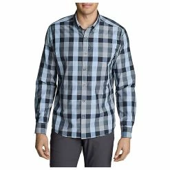 Eddie Bauer Travex Men's On the Go Long Sleeve Poplin Shirt -Eddie Bauer Sales 10425678x1040122 zm