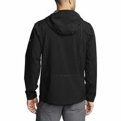 Eddie Bauer First Ascent Men's Sandstone Shield Hooded Jacket -Eddie Bauer Sales 10425683x1012905 vBack