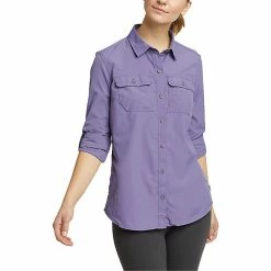 Eddie Bauer Travex Women's Atlas Exploration Boyfriend Cargo Shirt -Eddie Bauer Sales 10464570x1047612 zm