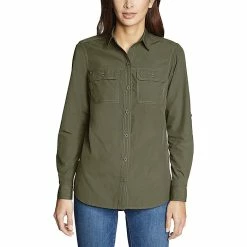 Eddie Bauer Travex Women's Atlas Exploration Boyfriend Cargo Shirt -Eddie Bauer Sales 10464570x1071146 vFront