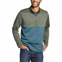 Eddie Bauer Travex Men's Expedition Quilted Half Zip