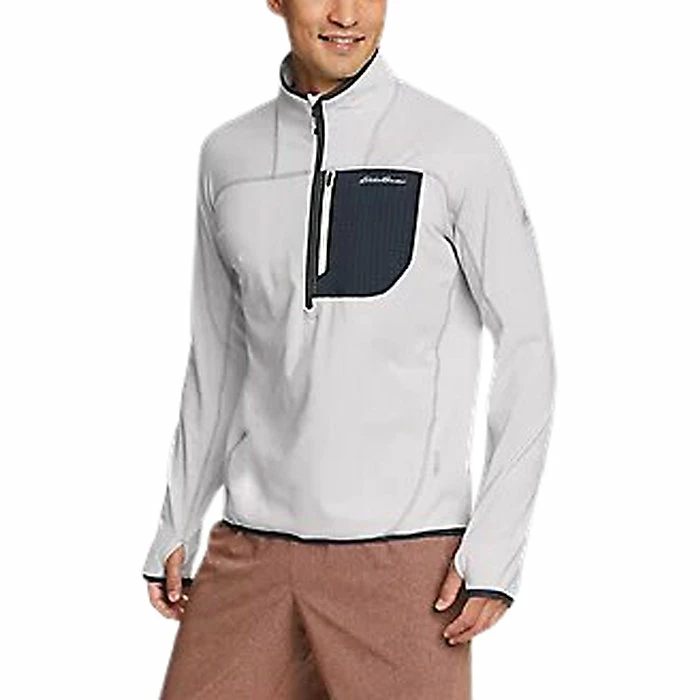 Eddie Bauer First Ascent Men's LS High Route Grid Half Zip 7 Eddie Bauer First Ascent Men's LS High Route Grid Half Zip - Image 5