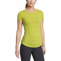 Eddie Bauer Motion Women's Trail Light SS Rouched Tee