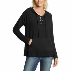 Eddie Bauer Motion Women's Everyday Enliven LS Lace Up Hoodie