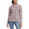 Eddie Bauer Women's Quest Printed 1/4 Zip LS Raglan -Eddie Bauer Sales 10516885x1011702 zm