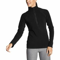 Eddie Bauer Women's Quest Solid 1/4 Zip LS Raglan -Eddie Bauer Sales 10516886x1012905 zm