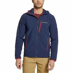 Eddie Bauer First Ascent Men's Sandstone Backbone Grid Hoodie