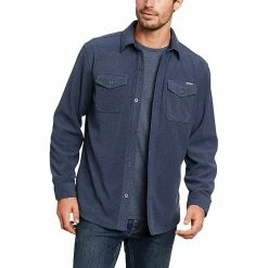 Eddie Bauer Men's Chutes Eco Microfleece LS Shirt