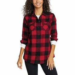 Eddie Bauer Women's Firelight Flannel Shirt -Eddie Bauer Sales 10554254x1013311 zm
