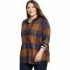Eddie Bauer Women's Fremont Flannel Snap Front Tunic LS Shirt -Eddie Bauer Sales 10554261x1011970 zm