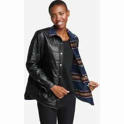 Eddie Bauer Women's Wellsprings Flannel Reversible Jacket -Eddie Bauer Sales 10554273x1037294 vAlt2