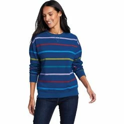 Eddie Bauer Women's Cozy Camp LS Crew - Printed
