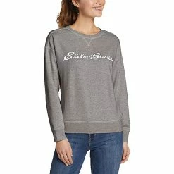 Eddie Bauer Women's Cozy Camp LS Logo Crew -Eddie Bauer Sales 10575740x1036982 zm