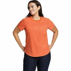 Eddie Bauer Travex Women's Departure SS Pocket Tee