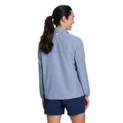 Eddie Bauer Women's Guide UPF Snap LS Mock Top -Eddie Bauer Sales 10575775x1029411 vAlt1