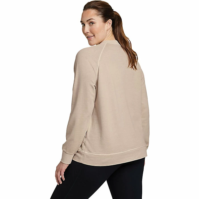 Eddie Bauer Travex Women's Mineral Wash Terry Crew 4 Eddie Bauer Travex Women's Mineral Wash Terry Crew - Image 2