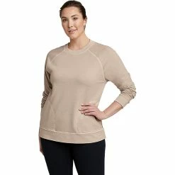 Eddie Bauer Travex Women's Mineral Wash Terry Crew