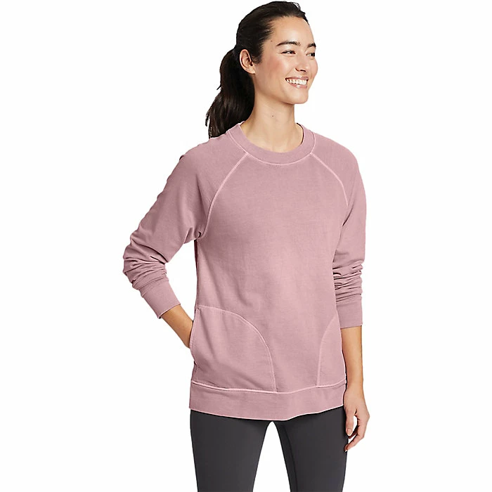 Eddie Bauer Travex Women's Mineral Wash Terry Crew 7 Eddie Bauer Travex Women's Mineral Wash Terry Crew - Image 5