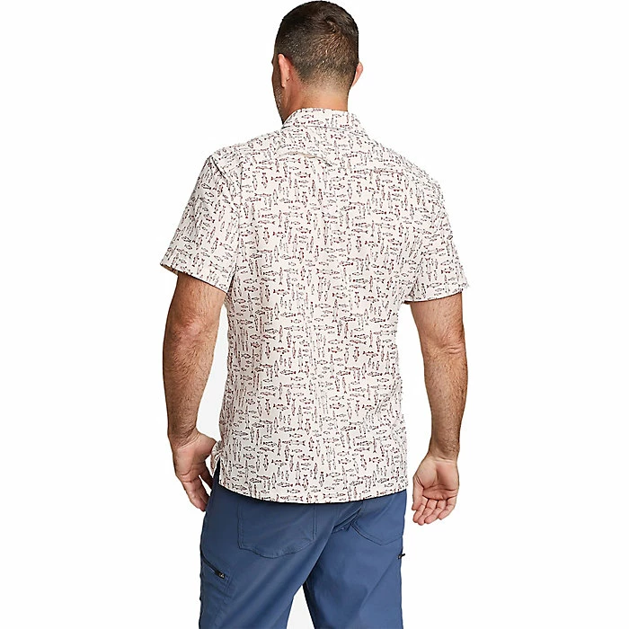 Eddie Bauer Travex Men's Mountain Printed SS Shirt 4 Eddie Bauer Travex Men's Mountain Printed SS Shirt - Image 2
