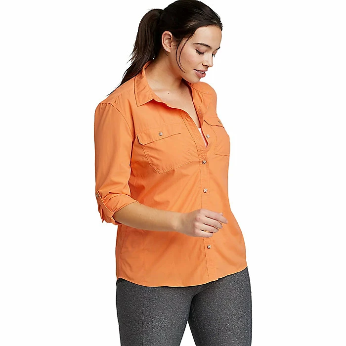 Eddie Bauer Travex Women's Mountain Ripstop LS Shirt 3 Eddie Bauer Travex Women's Mountain Ripstop LS Shirt
