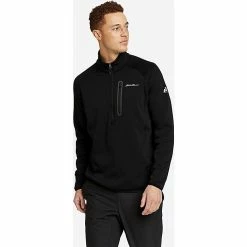Eddie Bauer First Ascent Men's Power Stretch Half Zip Mock Top -Eddie Bauer Sales 10575822x1012905 zm