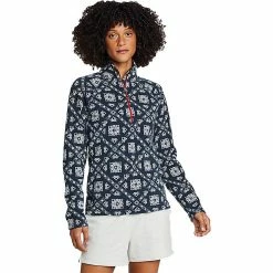 Eddie Bauer Women's Quest LS Raglan 1/4 Zip Top - Printed -Eddie Bauer Sales 10575825x1191602 zm